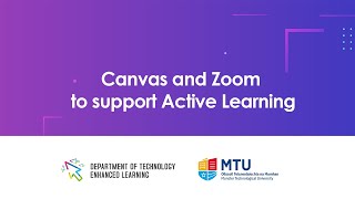 Famous Canvas and Zoom to support Active Learning Profile