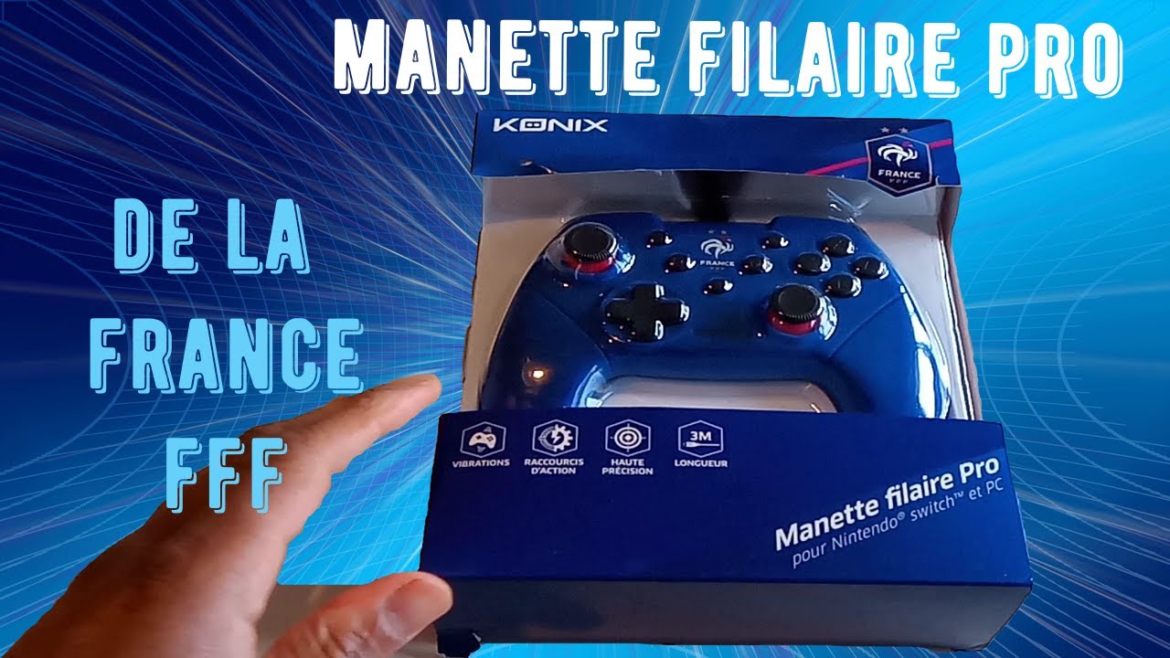 MANETTE PRO OFFICIEL FFF DE FRANCE POUR  NINTENDO SWITCH