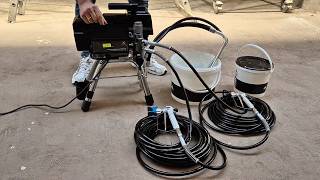 DinoPower T40 Airless Sprayer | 2 Guns | 4.0 L/min | 227 bar | BEKERFARB
