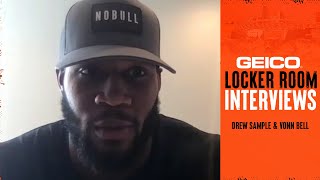 Drew Sample & Vonn Bell Excited for 2nd Half of the Season | Bengals GEICO Locker Room