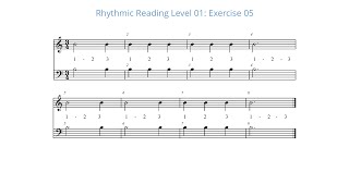Rhythmic Reading Level One : Exercise 05