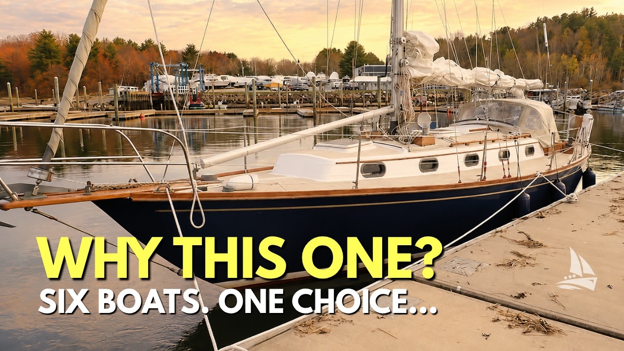 ⁣He Flew From Norway to Maine. Then Chose a Cape Dory 36 to Sail Home!