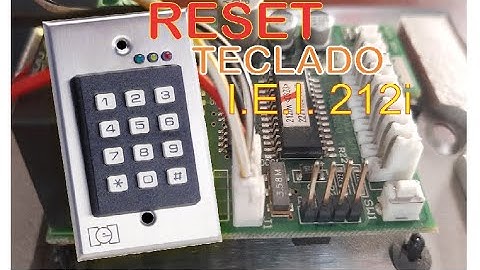 Como resetear teclado i.e.i 212 i Linear a modo fabrica ESPAÑOL