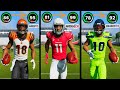 What If You Put EVERY WR At The Highest Overall They've Ever Been in Any Madden?