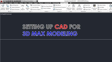 3D Max Tutorials | 3D Modeling and Lumion Rendering - Part 1 - Setting Up CAD for 3D | Tagalog