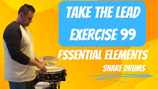 Essential Elements #99 "Take The Lead" Snare Drum Percussion Book 1