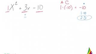 Factoring quadratic AC method