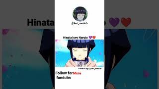 hinata hindi fandub / Animedub️ #shorts #hinata #naruto