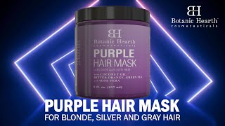 Bh Purple Hair Mask 8 Fl Oz For Silver And Blonde Hair
