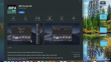MP4 to any Lite Mac App Store Basic Overview