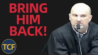 Judge Mercer Orders Defendant Dragged Back to Court for Contempt After Shocking Outburst