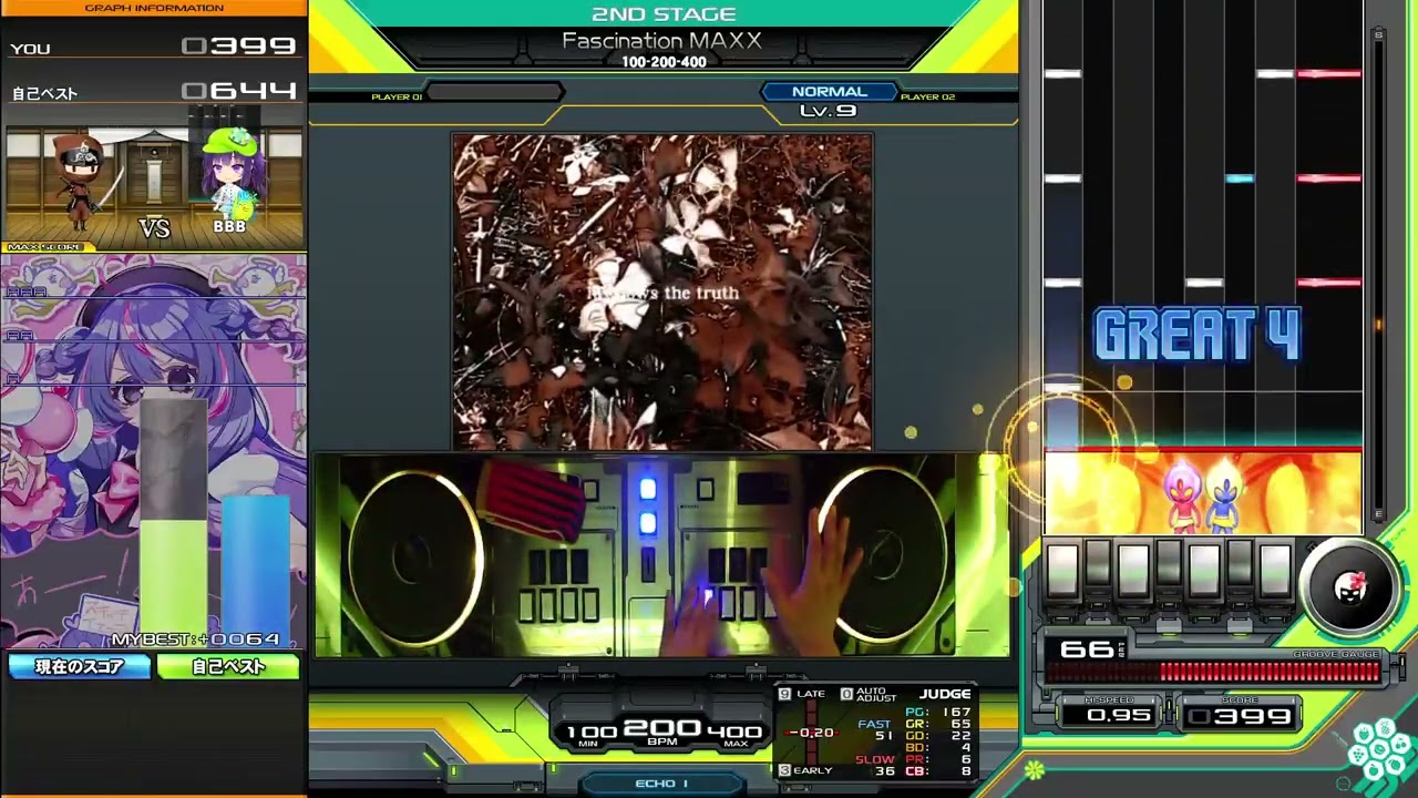 beatmania IIDX】Fascination MAXX(N)/ 100-200-400 - YouTube