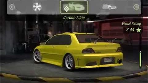 NFS Underground 2 - Lancer evolution VIII tuning