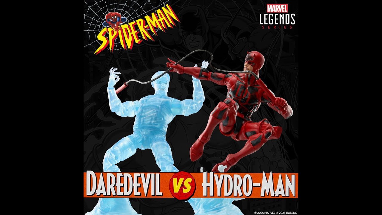 NEW MARVEL LEGENDS DAREDEVIL & HYDRO-MAN REVEAL FROM SPIDER-MAN 
