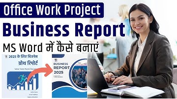 Office Work Project | Create a Business Report in MS Word Step-by-Step