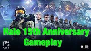 Halo 15th Anniversary Gameplay!