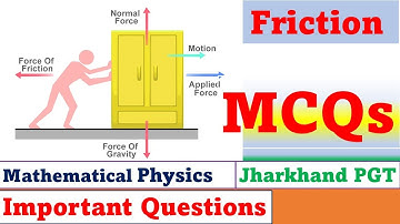MCQ 5 FRICTION FORCE IMPORTANT PROBLEMS, RIGID BODY DYNAMICS #statics #KINDS_OF_FRICTION #LIMITTING