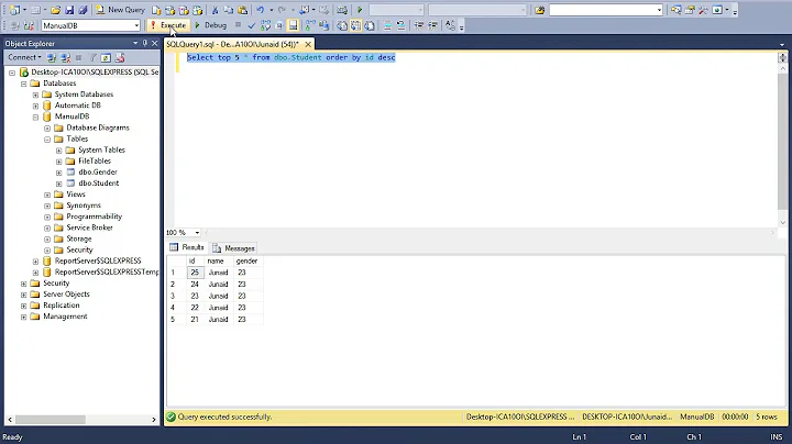 09 SQL Server - Top and Limit Clause in SQL Server to get limited Records