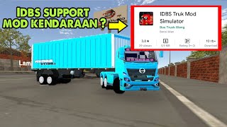 IDBS Truck bisa pasang mod Kendaraan ?? Test IDBS Truck Simulator Indonesia screenshot 4