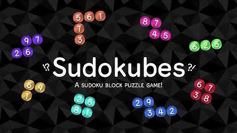 Sudokubes Trailer (Sudoku Block Puzzle Game)