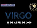 Horóscopo Diario - Virgo - 16 de Abril de 2026.
