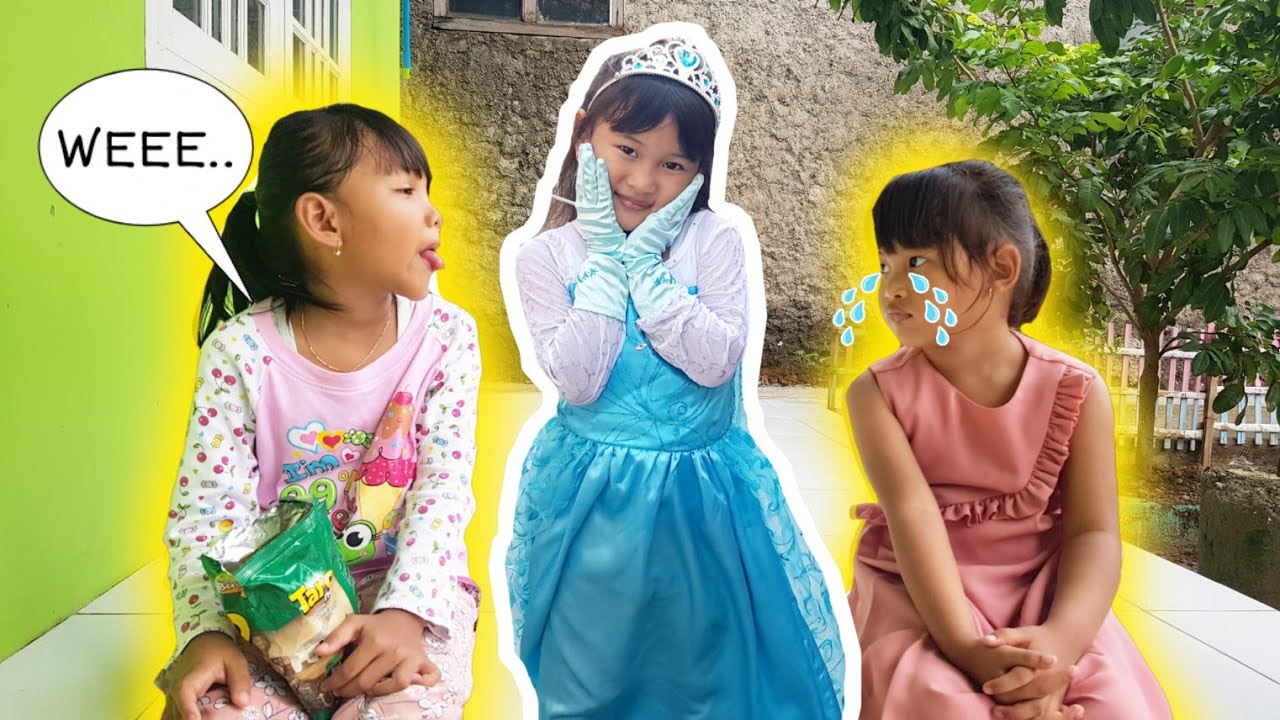 Drama Chika Ketemu Princess Elsa Frozen 💖 Teko Ajaib