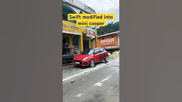 Swift modified in mini cooper 🔥 #viral #youtubeshorts #trending #swift #elvishyadav #shorts