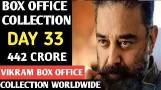 vikram box office collection day 33: low collection 441.75 crore worldwide all languages