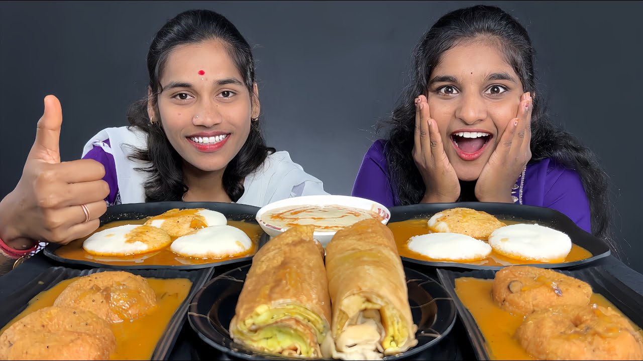 Revenge Punishment: Spicy Idli Sambar & Dosa Eating Challenge! 😂
