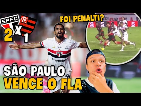 SÃO PAULO VENCE O FLAMENGO COM PÊNALTI MUITO POLÊMICO NO ÚLTIMO LANCE!