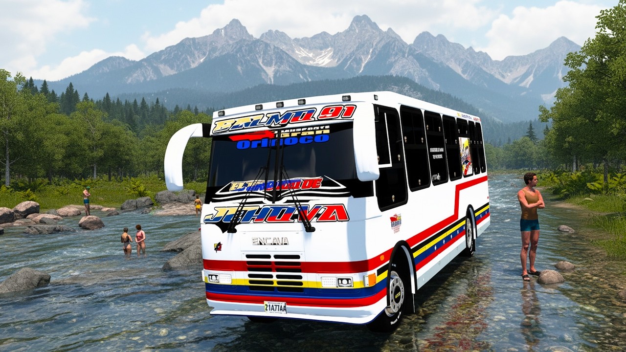 ENCAVA de Venezuela Cruzan Un Rio Peligroso Accidente Fatal Ats mods 1.56