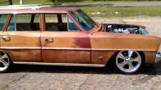 1966 Chevy Nova Wagon-Duramax Diesel with twin turbos