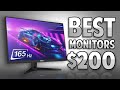 BEST 3 Gaming Monitors Below $200 (February 2022)