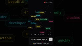 I built a Physics Engine for TEXT 🤯 #coding #javascript