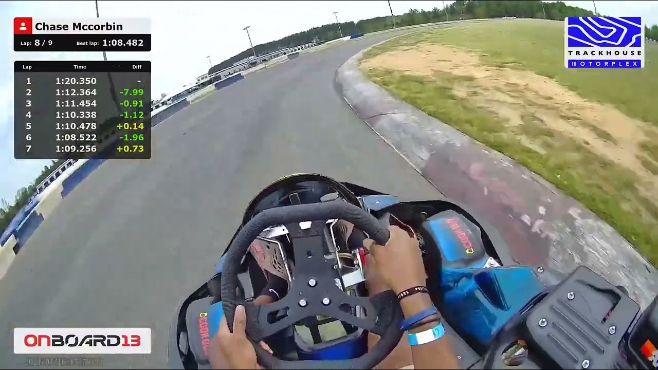 OnBoard13 - One of the best laps of Trackhouse Motorplex, Mooresville, North Carolina, US
