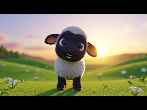 Black Sheep Nursery Rhyme for Kids | Sunny Morning at the Farm | Animal Songs
