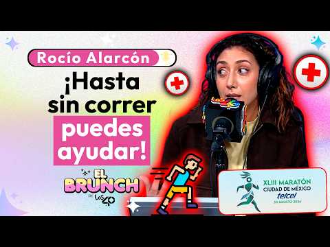 Rocío Alarcón revela cómo el maratón de CDMX apoya una causa que salva vidas | El Brunch