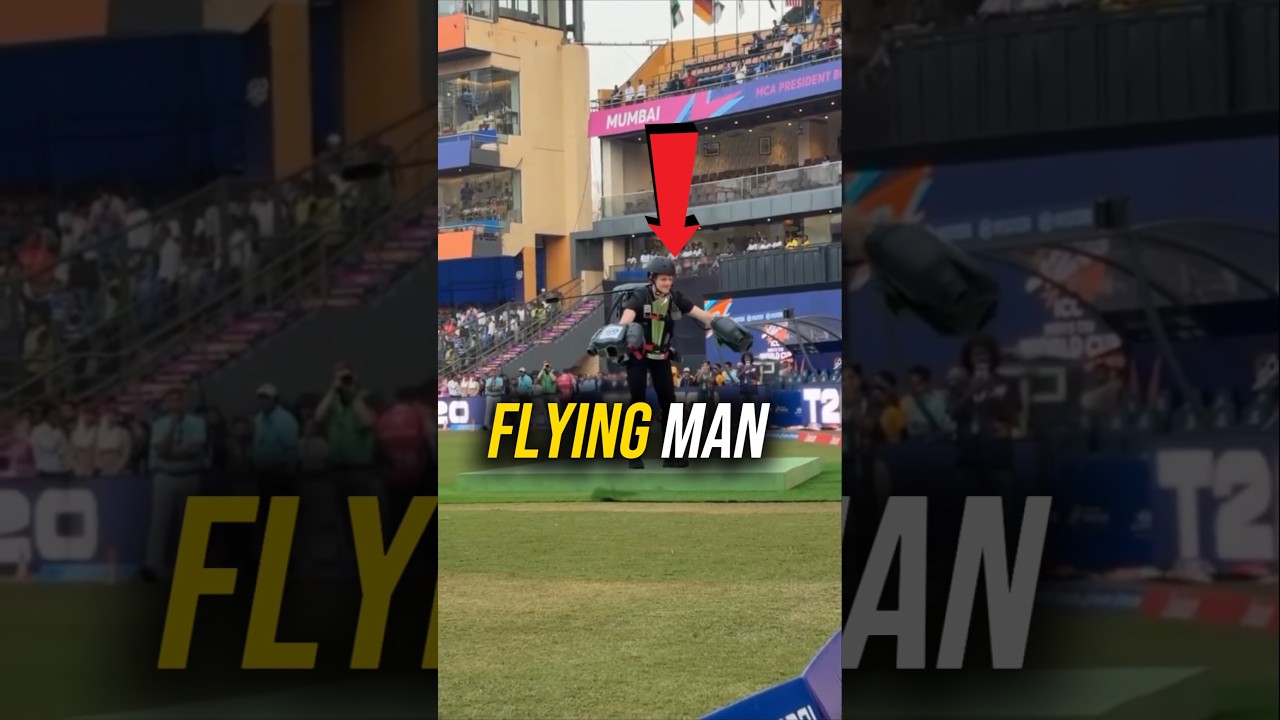 Flying Man at Opening Ceremony Of T20 World Cup 2026 | Ind vs USA Match moment 
