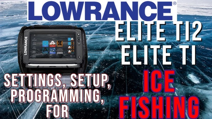 Lowrance Hook Reveal, Hook Series 2 for ICE FISHING - Fish Finder Settings,  Setup & Programming 