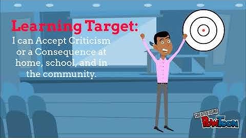 Accepting Criticism or a Consequence