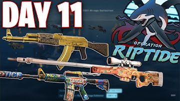 Opening Riptide Operation Skins EVERY DAY until I pull a RED! Day 11