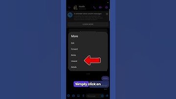 Unsend messages in Facebook messenger VEED 1