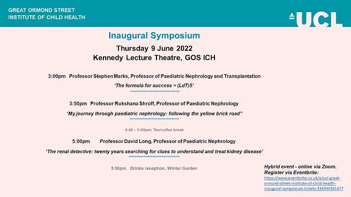 Inaugural lecture by Professor Stephen Marks, Prof...