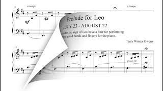 Terry Winter Owens - Prelude For Leo, n. 5 from Astrological Preludes