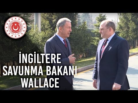 İngiltere Savunma Bakanı Wallace’den Bakan Akar’a Ziyaret