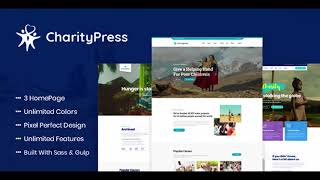 CharityPress - Charity Fundraising HTML Template | Themeforest Website Templates and Themes