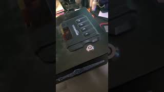 Amazon Basics two gun safe.