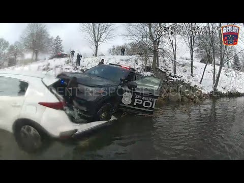 Dash Cam: Milwaukee Police Chase Ends in Lincoln Creek