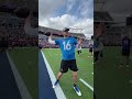 16 getting loose for the #probowlgames 👏 | Detroit Lions #shorts