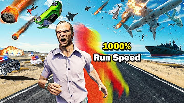 1000% run speed but chaos happens every minute in GTA 5
